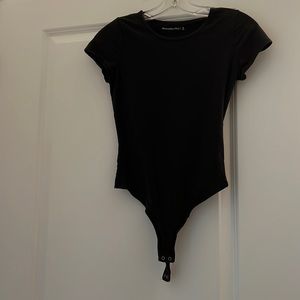 Abercrombie and Fitch black short sleeve bodysuit